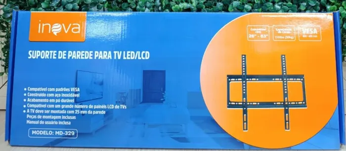Suporte de Parede Para TV "26" até "63" Polegadas - Entrega Grátis