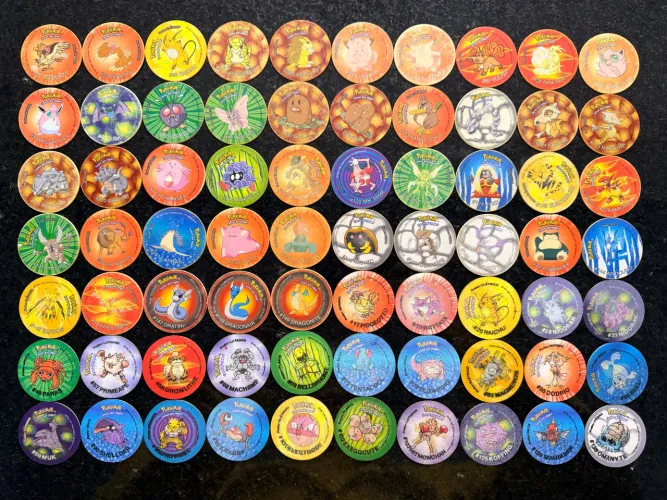Tazos Pokémon COMPLETA - Evolutazos Elma Chips Original