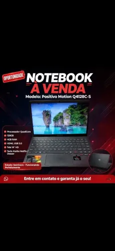 Notebook a venda