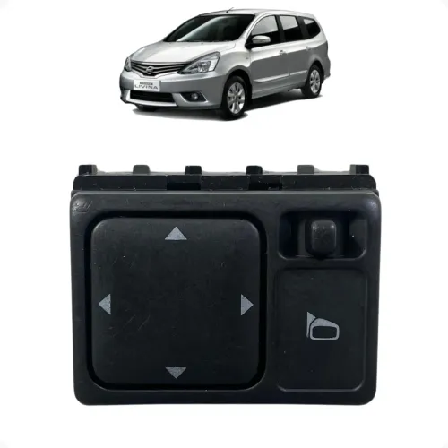 Botão Retrovisor Elétrico Nissan Livina 2009 2010 a 2014