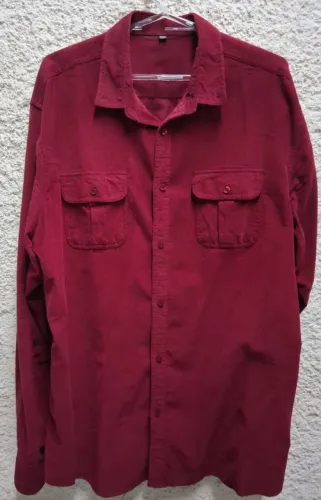 Camisa Flanelada cor Vinho - GG