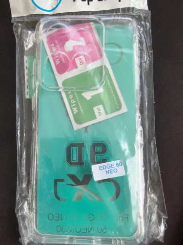 Promoção! Capa Transparente Anti Shock + Película para Celular Motorola Edge 60 Neo