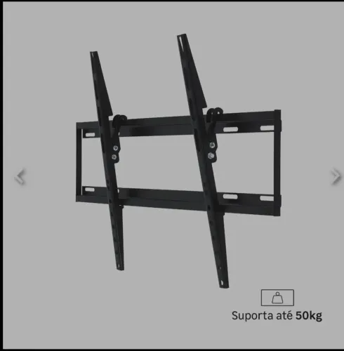 Suporte para TV Inclinável de 37" a 85" de Parede Lexman Universal Preto