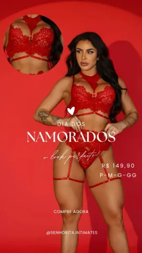 Lingerie para dia dos Namorados