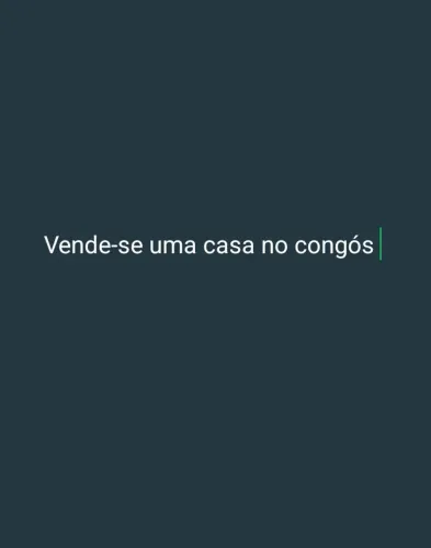 Vende-se casa localizada no bairro do Congós