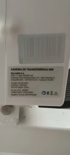 CAMA HOSPITALAR DELLAMED DX2 + COLCHÃO E CADEIRA DE TRANSFERÊNCIA D80 - ESTADO DE SEMINOVA