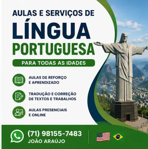 AULAS E SERVIÇOS DE LÍNGUA PORTUGUESA