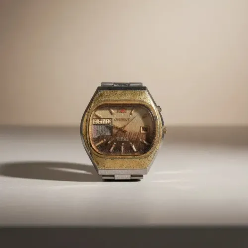 Relógio Orient Calendário Perpétuo Folhinha Pra Restauro # (Usado)