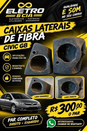 Caixa lateral de fibra
