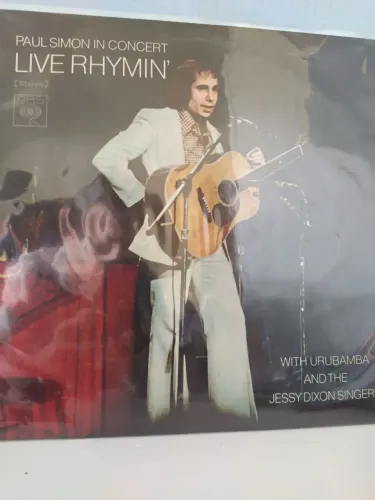 Disco Vinil / Paul Simon / Live Rhymin / Folk Rock.