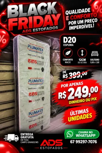 Colchão solteiro D20