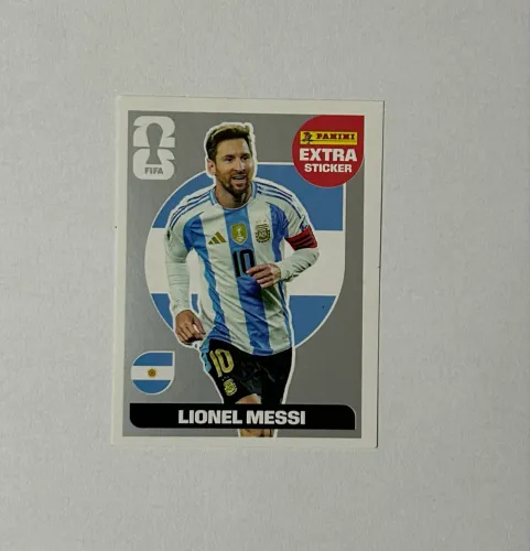 Figurinha Extra Messi Prata 2026