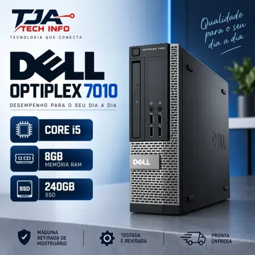 Computador Dell OptiPlex 7010 Core i5 8GB RAM SSD 240GB