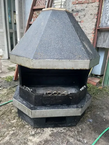 Lareira de canto 