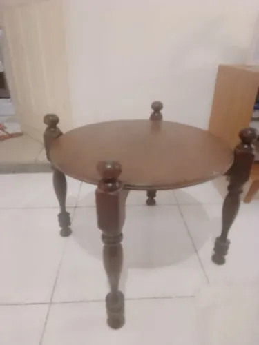 Mesinha de centro em madeira rústica macanaíba 