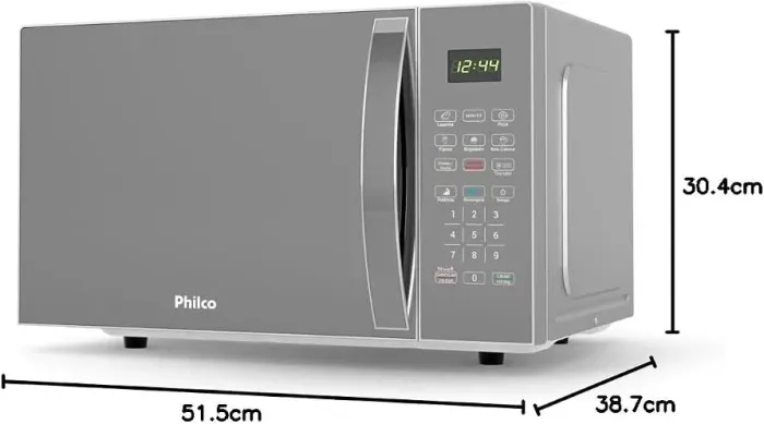MICRO-ONDAS PHILCO 32L 220V ESPELHADO