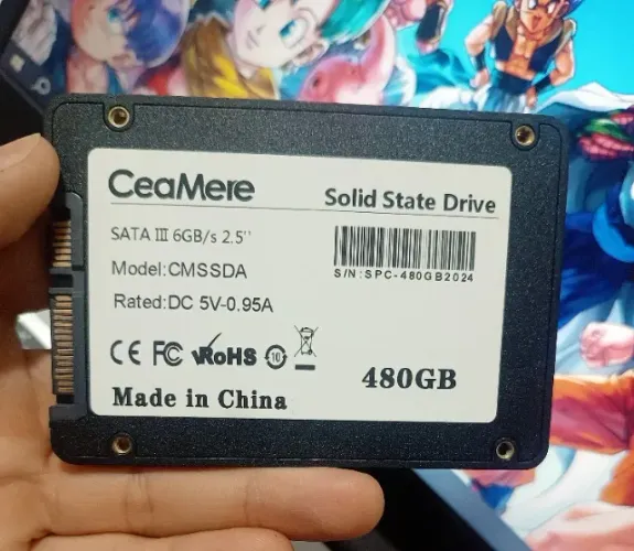 SSD 480GB +Win 10/11| leitura e Escrita ~550mb/s