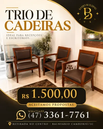 Trio de Cadeira
