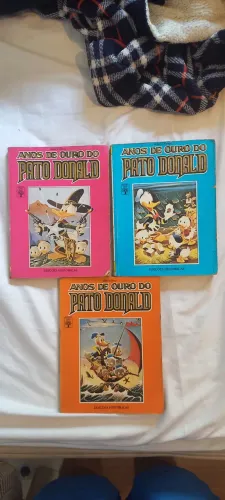 Coleção Anos de Ouro do Pato Donald Vol. 1 ao 3 Editora Abril