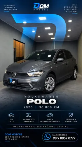 Volkswagen Polo Sense 200 TSI 1.0 Flex 12V Aut(pcd) 2026