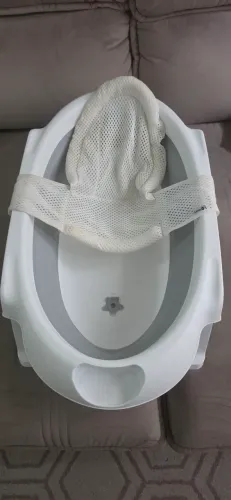 Banheira Retrátil Dobrável Safety 1st Smile 0 a 36 Meses com Redutor