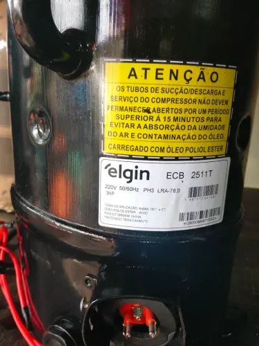 Compressor 3Hp - 220v trifásico - R404