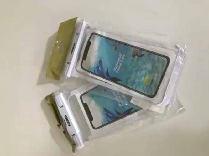 Capinha impermeável FONKEN para celular - praia/piscina/motoboy