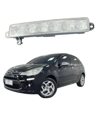 Farol Milha Luz Led Citroen C3 1.5 Tendance 2013 2014 2015
