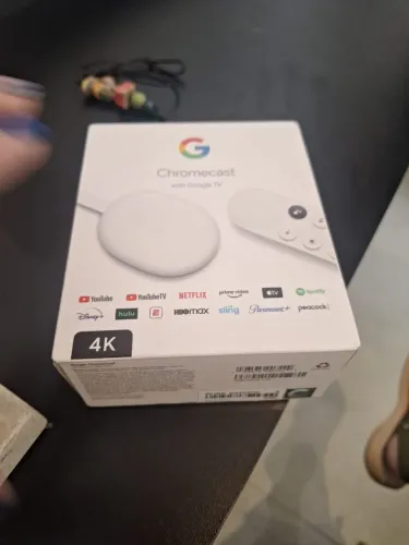 Chromecast com Google TV 4K ? completo na caixa ? perfeito estado