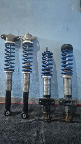Kit Suspensão à Rosca Molas e Amortecedores Esportivos para Volkswagen Polo 2018 em diante