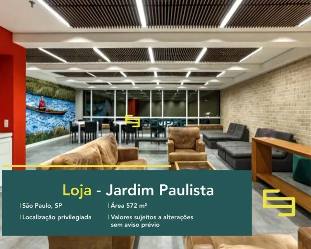 Loja duplex para alugar no bairro Jardim Paulista Paulista Star