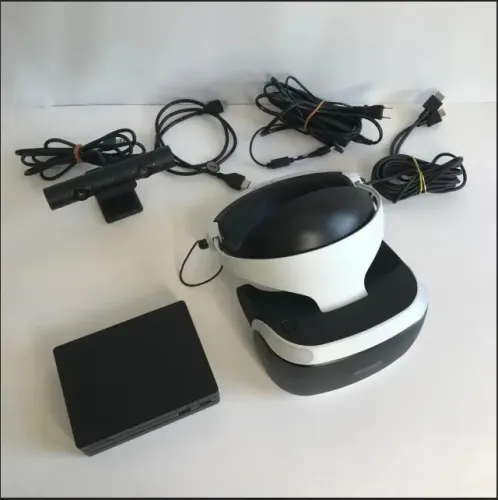 Playstation VR1 com adaptador para PS5