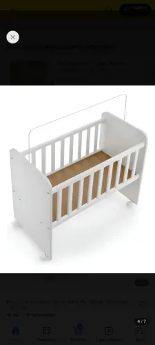 Mini berço branco