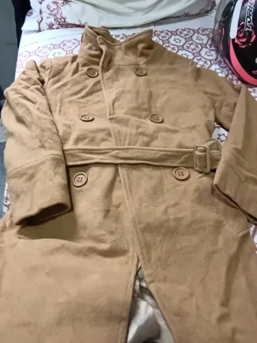 Sobretudo Feminino Trench Coat Lã Batida Caramelo - Have Confecções (Tamanho M)
