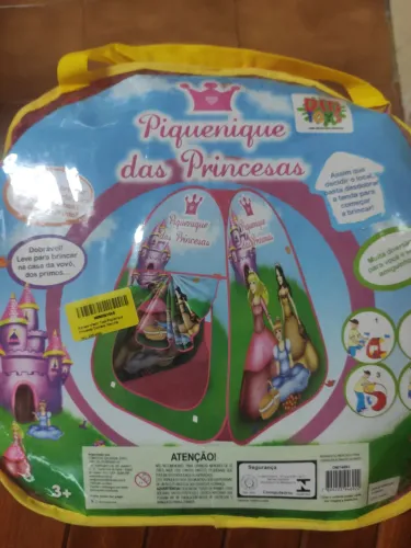 Barraca infantil piquenique das princesas  