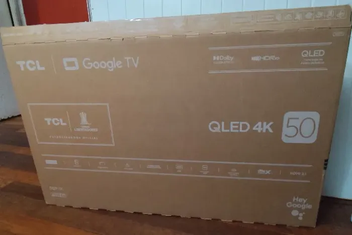 Caixa De Papelão Para Tv Tcl '50 (favor Ler A Descrição)
