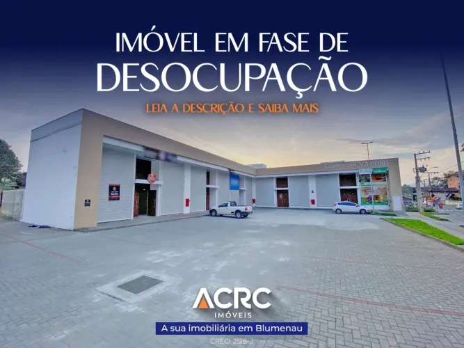 ACRC Imóveis - LJ00575 - Loja Comercial para Locação no Bairro Itoupava Norte em Blumenau