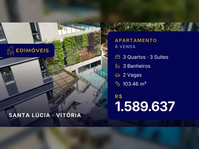 Hillside Park Residence: Seu Novo Lar em Santa Lúcia, Vitória  3 Suítes de Alto Padrão