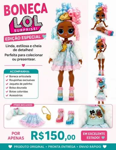 Boneca LOL Surprise Impecável 