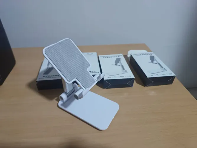 Kit 4 Suporte Celular Branco - Sobra de Estoque