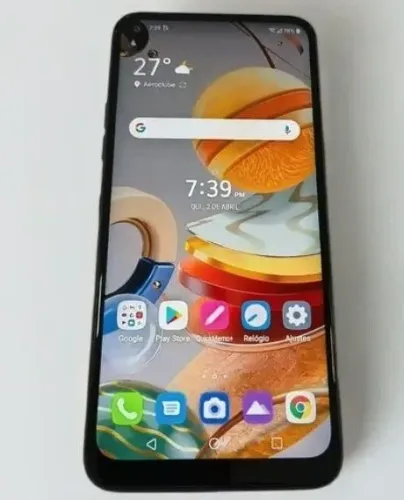 Celular novo na caixa LG k61 Titanium 