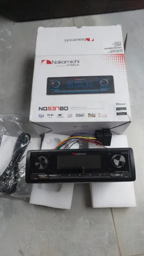 Nakamichi NQ537BD Novo Top Radio Japonês Melhor que Pioneer 7 saídas RCA Controle tudo no 