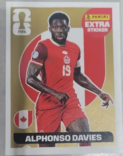 Figurinha Legend Alphonso Davies Ouro Original Panini