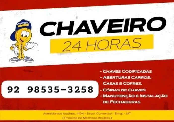 Chaveiro chaves codificadas, instalação cópias