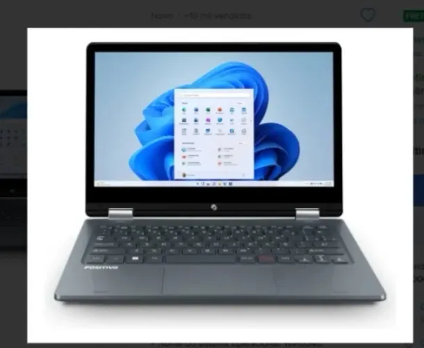 Notebook Positivo Duo 2 em 1 Intel Celeron C4128B-3 4GB 128GB 11,6" IPS HD Windows 11