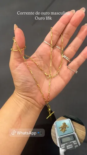 Colar de ouro 18k
