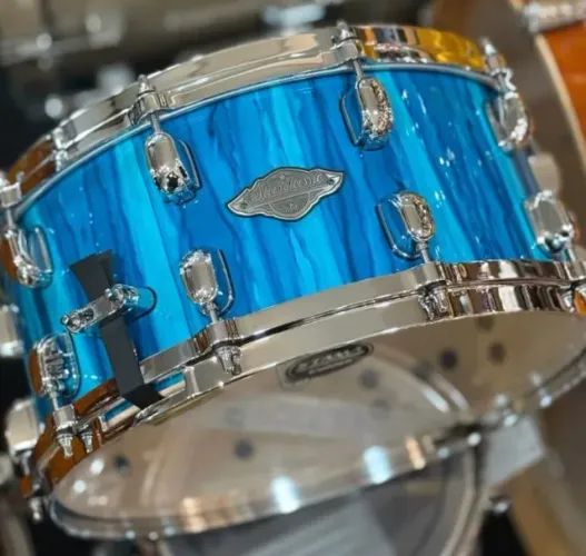 Caixa Tama Starclassic Performer 14x6,5 (Maple e Birch) - Sky Blue Aurora