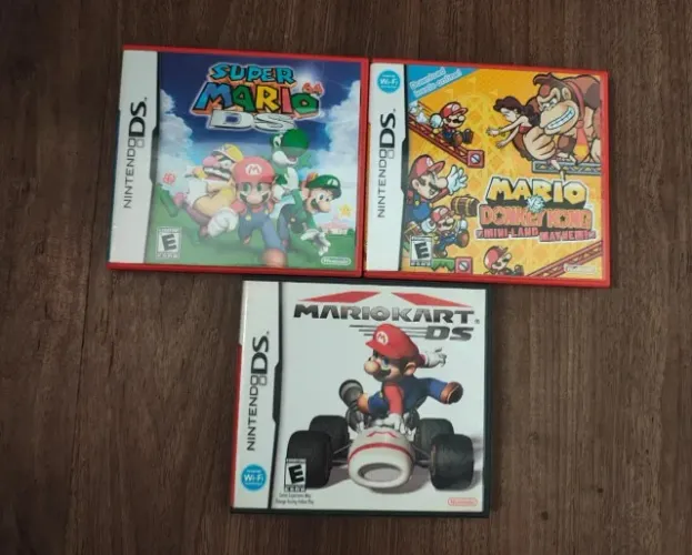 Combo jogos mario - ORIGINAIS CIB Nintendo DS