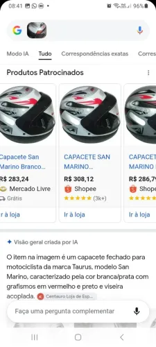 Capacete samarino