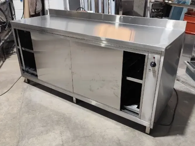 Balcão refrigerado inox 1500mm 2 portas frigoríficas